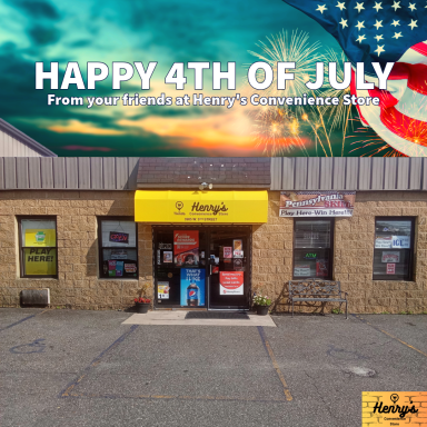 Henry's Convenience Store 4th of July Poster